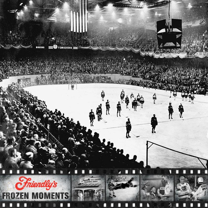 NHLBruins's tweet photo. On this day in 1928 the #NHLBruins played their first game in the Boston Garden - #TBT pres. by @Friendlys http://t.co/J0YrEuSwwu