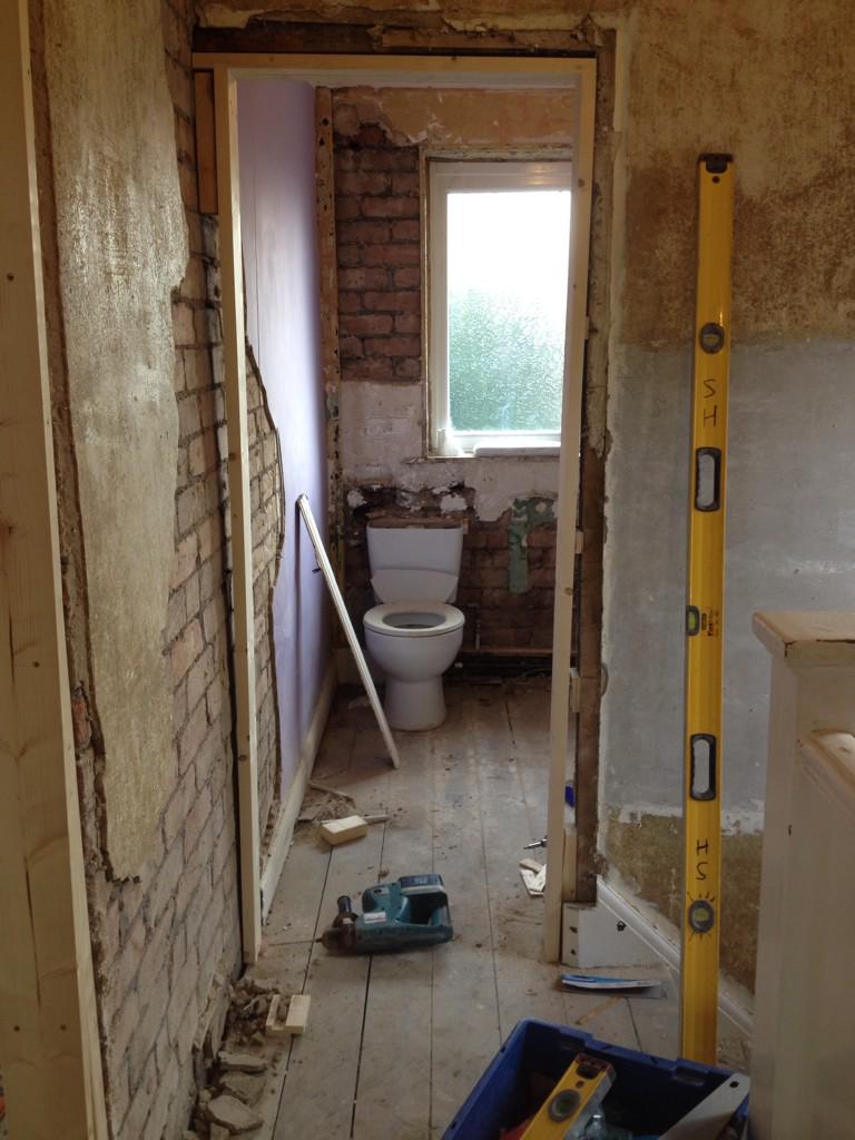Yes, that really is how far the wall is out, <a href="/TheTradesHub/">Trades Hub</a>