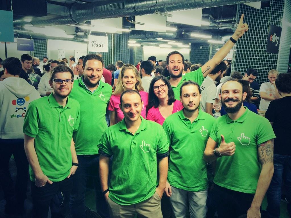 PrestaShop's tweet photo. We're at @42born2code, trying our best at table football to win the 2014 #GamelleStarCup contest! http://t.co/BIrS3bKSeV