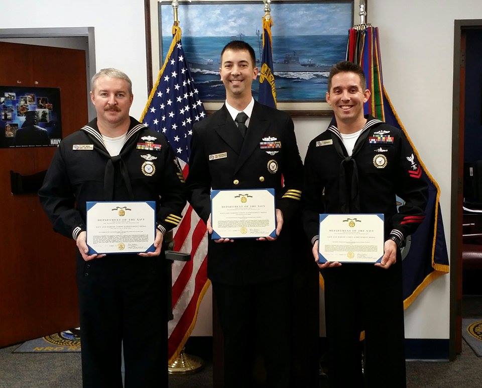NRDRaleigh's tweet photo. Fair winds &amp; following seas! NC1 Wade (NRS Hickory), OSC Rosenbaum (NRS Charlotte), FT2 Fullerton (NRS Salisbury). http://t.co/ZuzTc8euH1