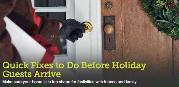 Quick Fixes to Do Before Holiday Guests Arrive >> goo.gl/mGMP1i #diy #christmas #holidays #homedecor