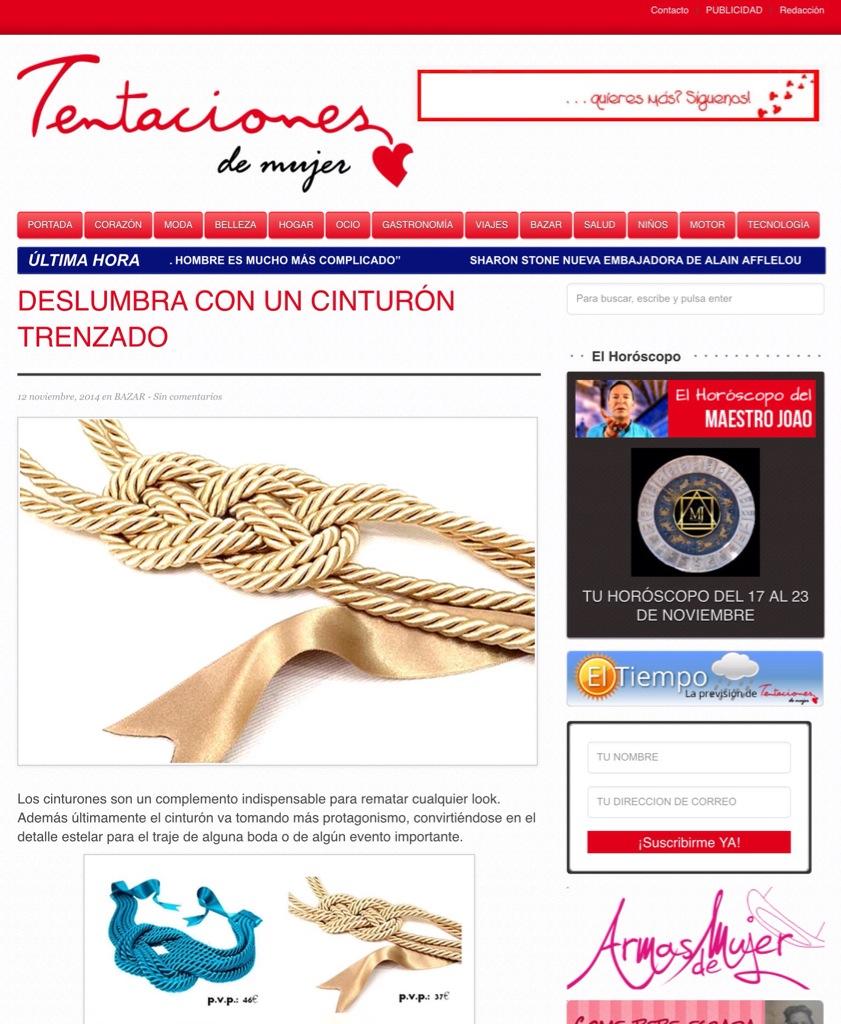 thecomcorner's tweet photo. @TentacionesdeMj también nos habla sobre @GaleriaCreat1va y sus increíbles cinturones! http://t.co/rXQAlbnBwj http://t.co/OPEF3KyuH0