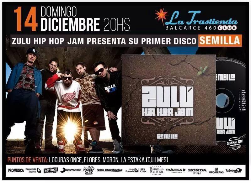 ZuluHipHopJam's tweet image. Llego el dia para regar la semilla! El 14/12 es la presentacion de #Semilla! Los esperamos! Un show inolvidable!!