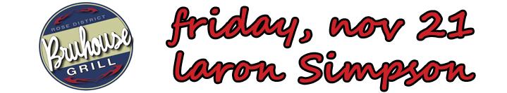 KnowTulsaMusic's tweet photo. This Friday at @BruHouseBarGril in BA!  @laronsimpson3 http://t.co/UT7Svd59oQ