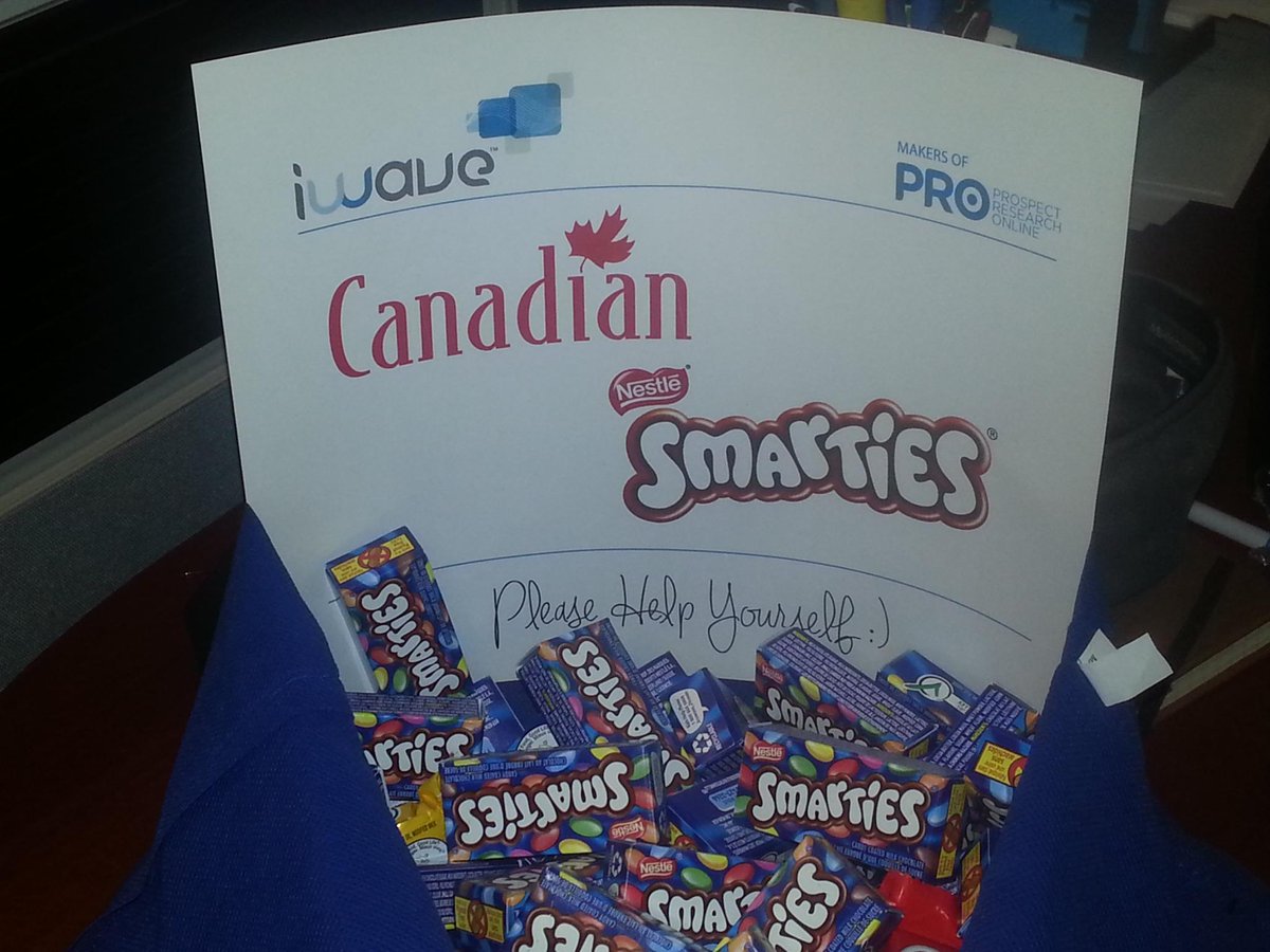 iWavePRO's tweet photo. @rifuk @AskHelenBrown  Did we mention that we'll be bringing along some special Canadian treats? #CanadianSmarties http://t.co/EJLRut0mEK