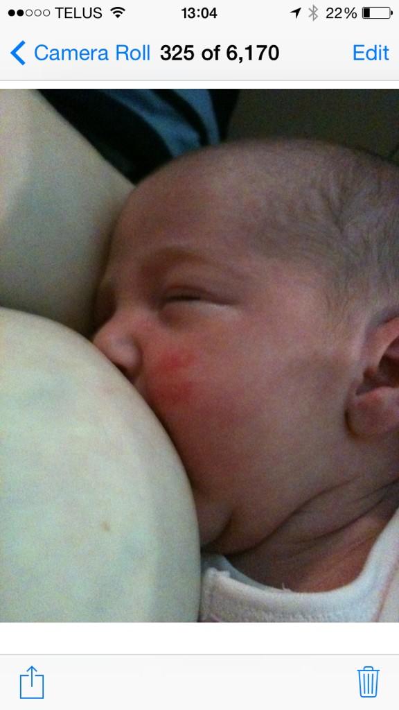 Annursing's tweet photo. #TBT #firstbreastfeed #postnicu #purejoy http://t.co/6ifBnBPmr3