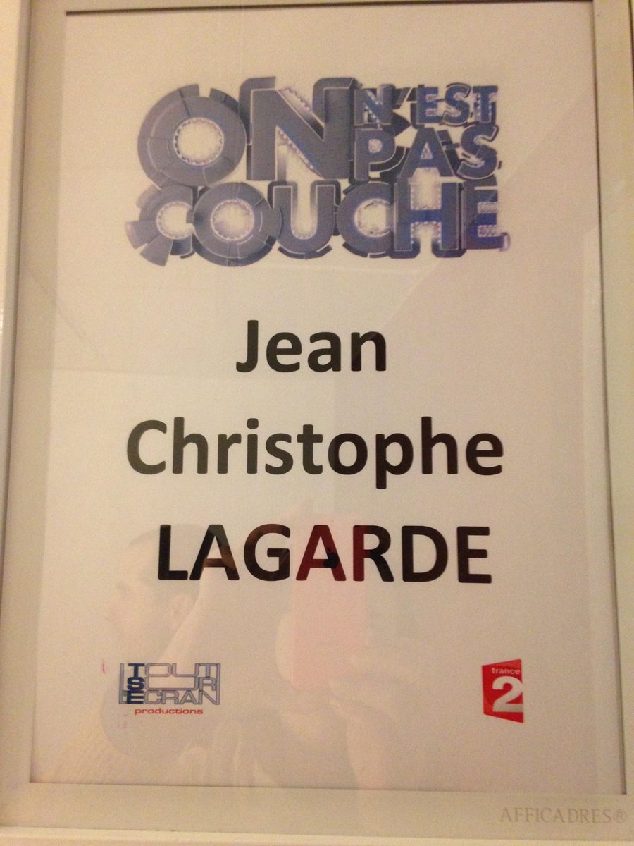 jclagarde's tweet image. Enregistrement d’@ONPCofficiel… diffusion samedi 23h ! #ONPCJCL