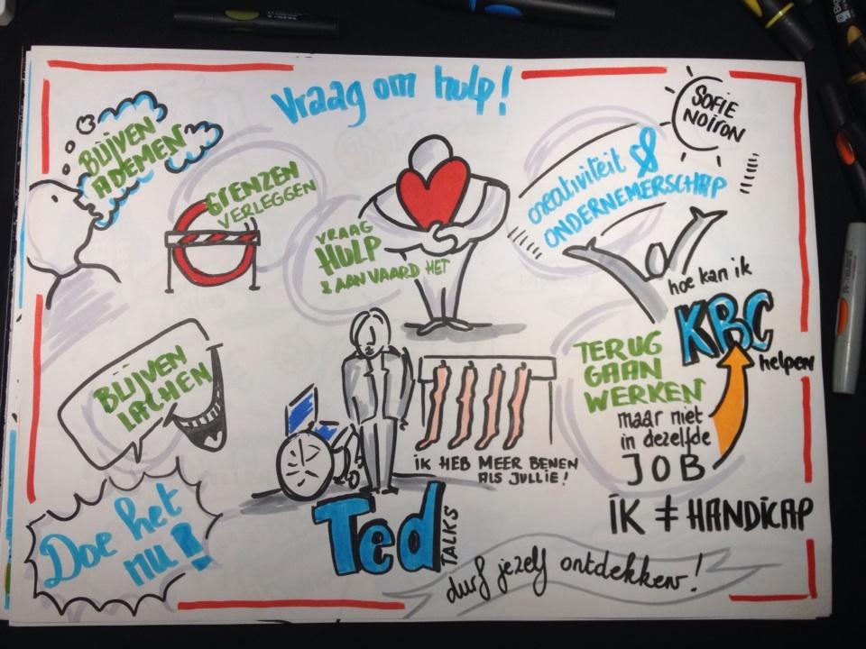 AxelleVQ's tweet photo. Veeeel respect voor de eerste Ted talk van Sofie Noiron van KBC. Over#verandering #vovllb kippenvel en ontroering http://t.co/oiqRcR4HuO