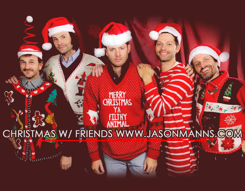 jasonmanns's tweet photo. This picture brings me such joy. I felt I should share. @dicksp8jr @RobBenedict @jarpad @mishacollins @JensenAckles http://t.co/ExkZiaTiTC