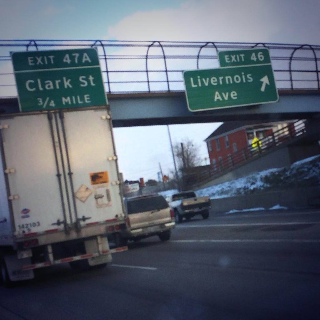oblather's tweet photo. I nominate Livernois(e) as worst street name. Ever. http://t.co/wldAEdO41y