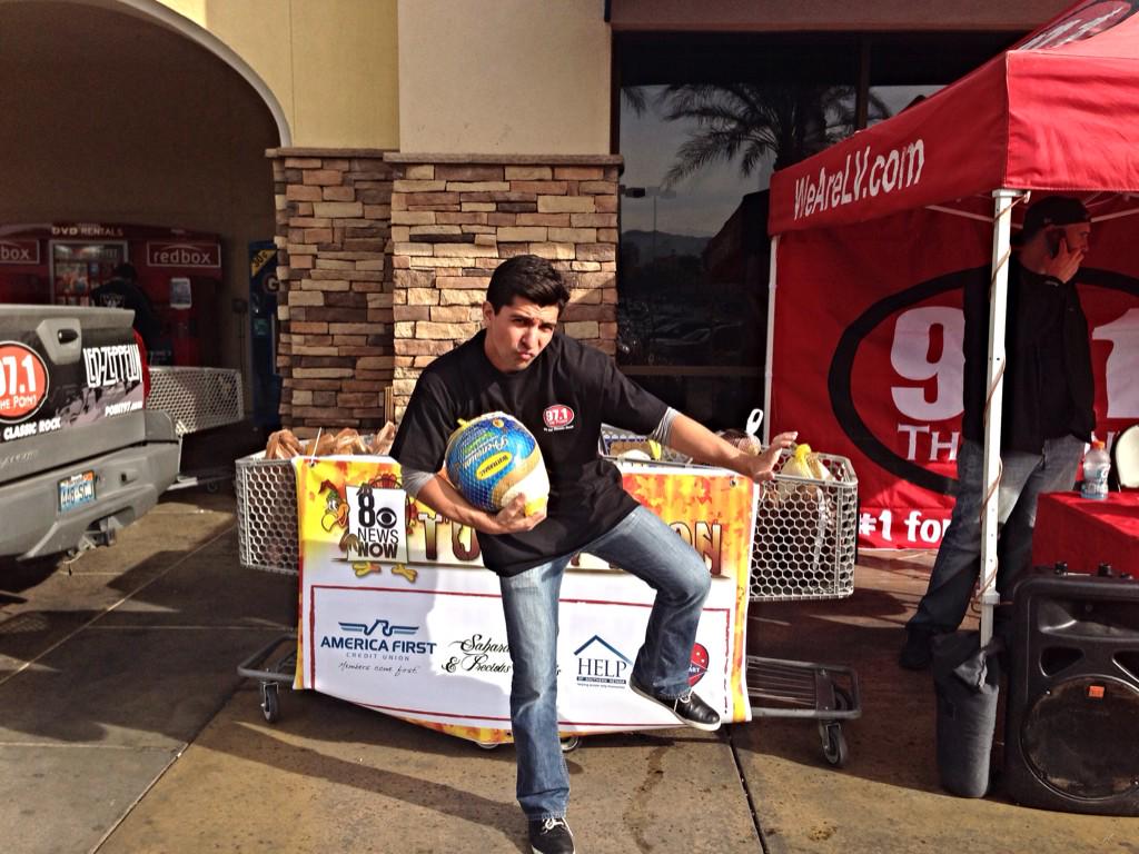 Cofield &amp; Co. Donated their #turkey for the <a href="/971ThePoint/">971ThePoint</a> #Turkeython come donate today til 7 #Smiths 7130 N Durango