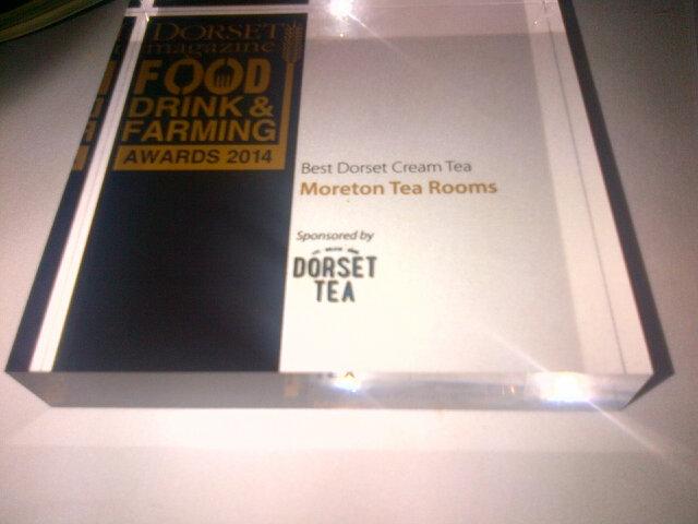 Fantastic win for our cream tea  at the Dorset Magazine Food and Farming Awards #DFDFA