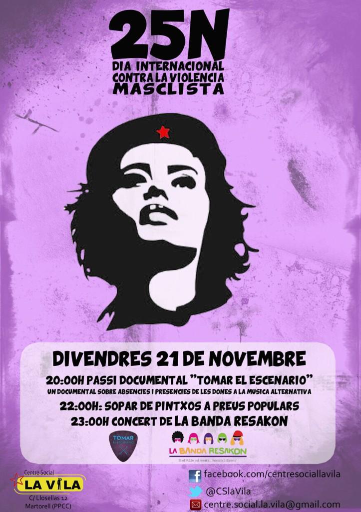eiBaixLlobregat's tweet photo. Div 21N al @CSlaVila a partir de les 20h Jornada #feminista documental @tomarelescenari Sopar i #concert #AgendaEIBL http://t.co/tJxlAZ6L86