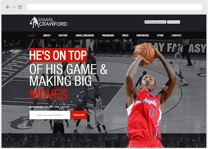 Wix's tweet photo. NBD... but NBA player @JCrossover has an overwhelmingly fantastic site that's #PoweredByWix

http://t.co/JDyrvlWylT http://t.co/r3QoyVKpOO