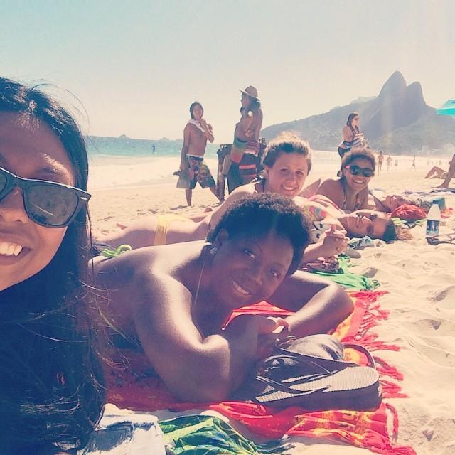 instaipanema's tweet image. Group selfies on the beach #rio2014 #ipanema #gettingthattan by sunkissedkari ift.tt/11zq4GN