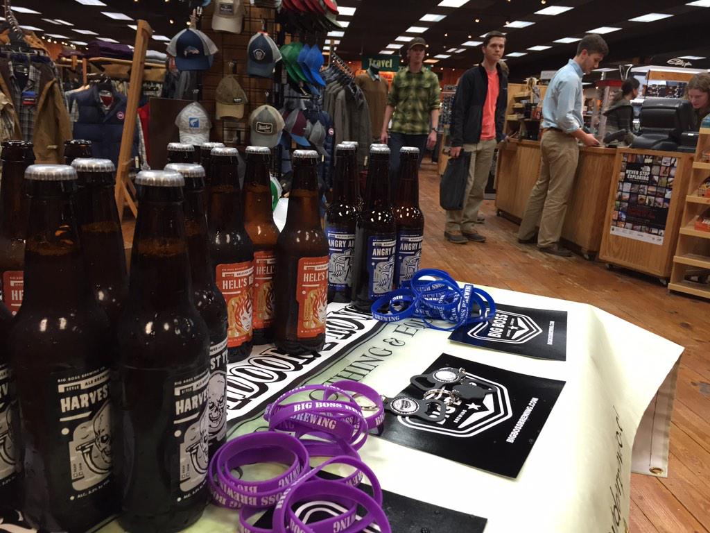 TravisZarins's tweet photo. Boom! @bigbossbeer is pouring @TrustyGOPC @CameronVillage #openhouse http://t.co/yG0jhRKWq8