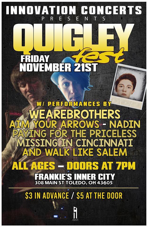 AYABAND's tweet image. Tonight was rad!! Thanks, Louisville!! On to Toledo for QuigleyFest!!