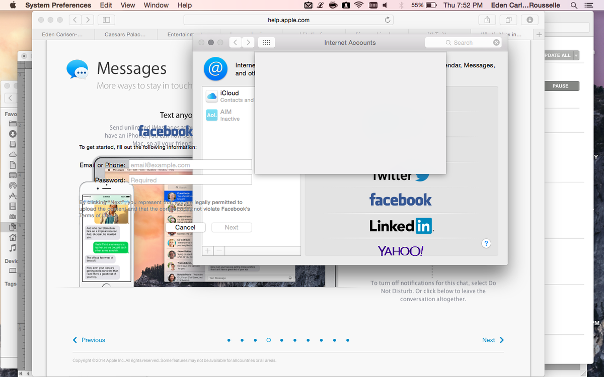 edencarlsen's tweet photo. I seriously just broke System Preferences. This operating system is AWFUL. #Yosemite http://t.co/u0J5bPqut6