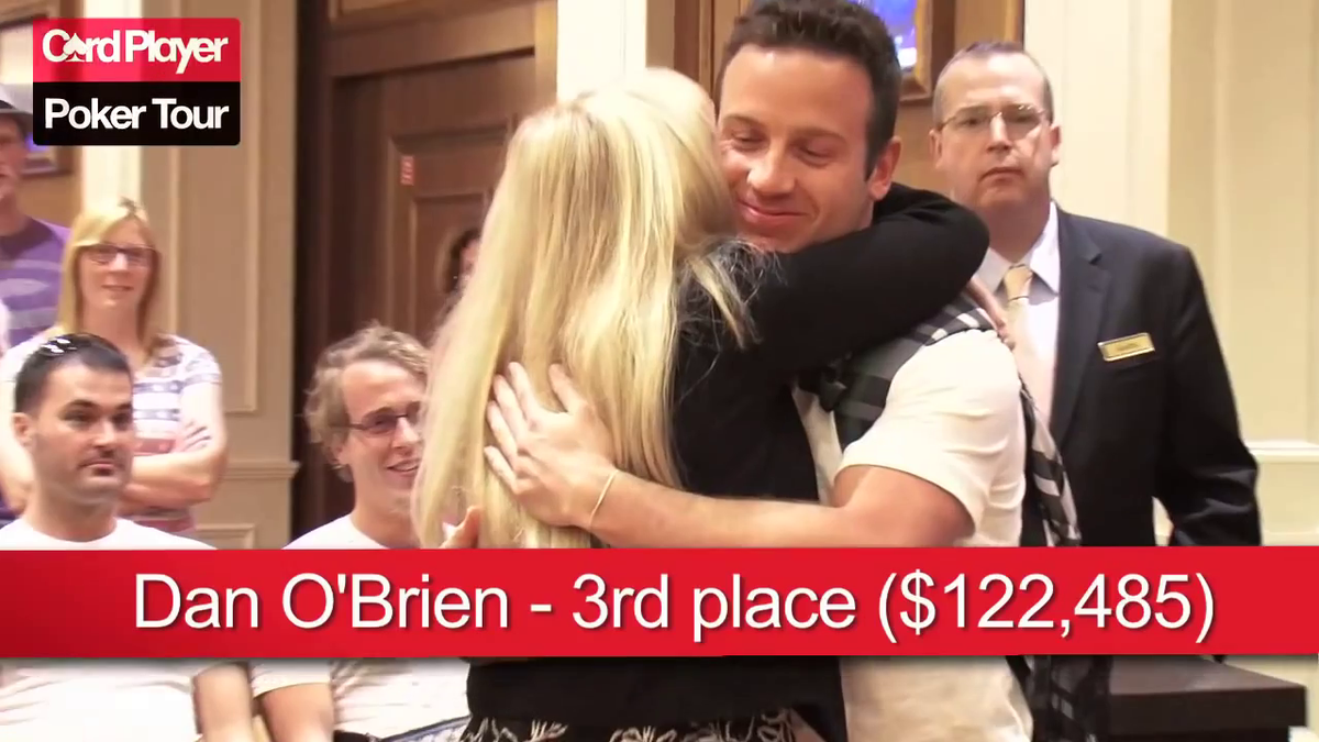 VernsSevenCents's tweet photo. @Done_With_Fish dug deep into the archives to find this gem--@DanOBrienPoker clearly loves #hugs after #slowrolls http://t.co/NV0gkzYSQg