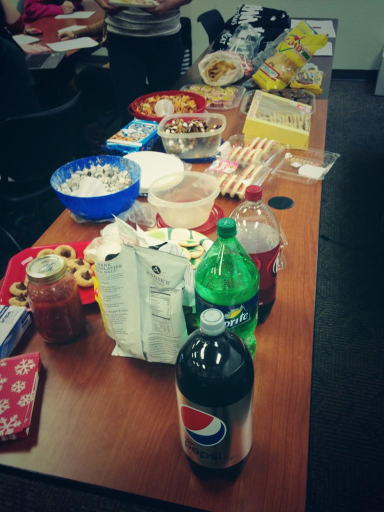 NWBookCats's tweet photo. BookCats are having their last meeting of the semester!! Good books and good food...what else do you need http://t.co/Q8gD1dgK9x