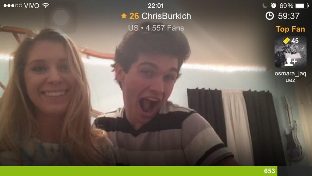 makdeth's tweet photo. Screen shot @EmilyManning96 and @ChrisBurkich #chremily #emiris http://t.co/X8MOyozQkb