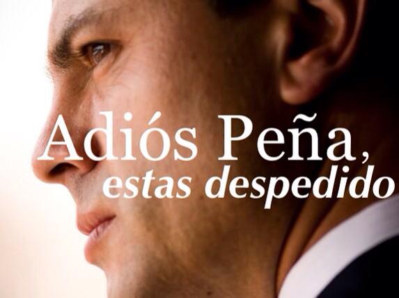 marinsp's tweet image. Adiós @EPN !! #20NovMex #AccionGlobalAyotzinapa