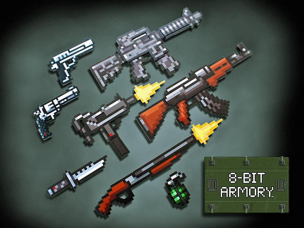 SuzanneChai's tweet photo. Gamer and Minecraft fans, check out 8-Bit Armory on Kickstarter. Make a pledge for cool rewards. http://t.co/9ehghQCb4m
