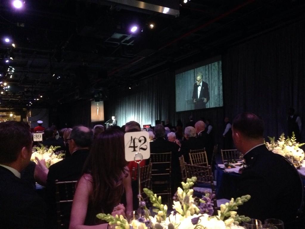 bwforg's tweet photo. Actor, Marine Harvey Keitel addresses audience at #USMC239 Birthday Gala aboard @IntrepidMuseum. http://t.co/lT164MTGcr