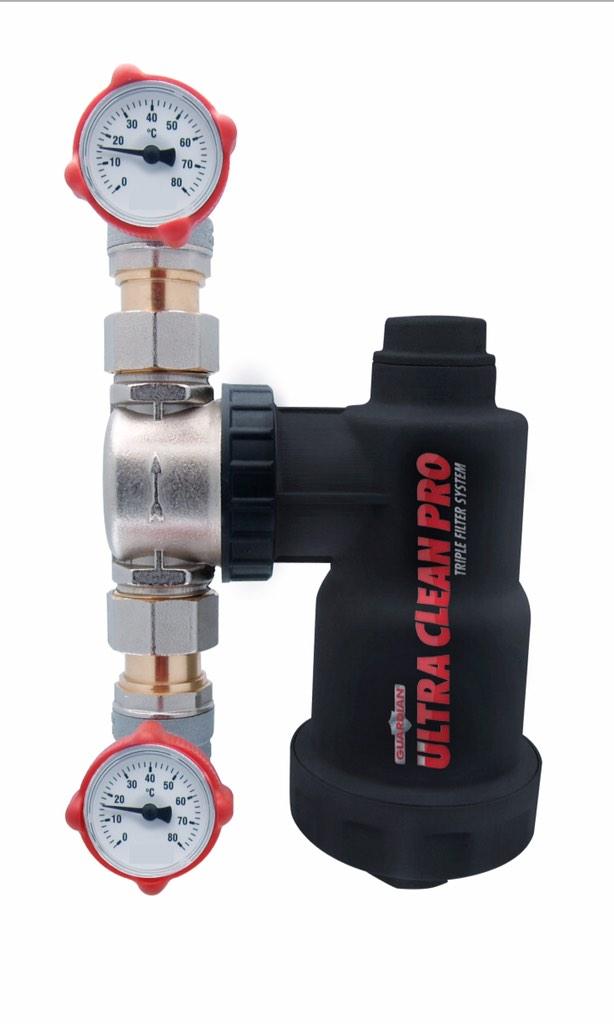 Guardiantrade's tweet photo. The Lab's been tinkering. Triple Stage Filtration, In Valve Temp Gauge for Easy Condense Calibration. #heatinghealth http://t.co/nppRWJEmhX
