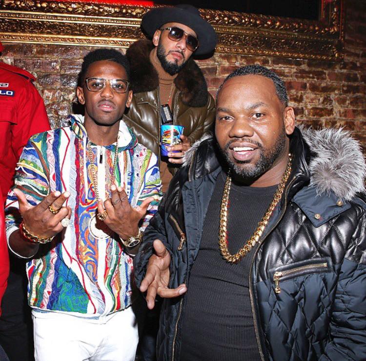 LuxRings's tweet photo. .@MyFabolousLife wearing our LuxAudemar Ring to his #90sFlow birthday party alongside @THEREALSWIZZZ &amp; @Raekwon. http://t.co/U2oUUMGscg