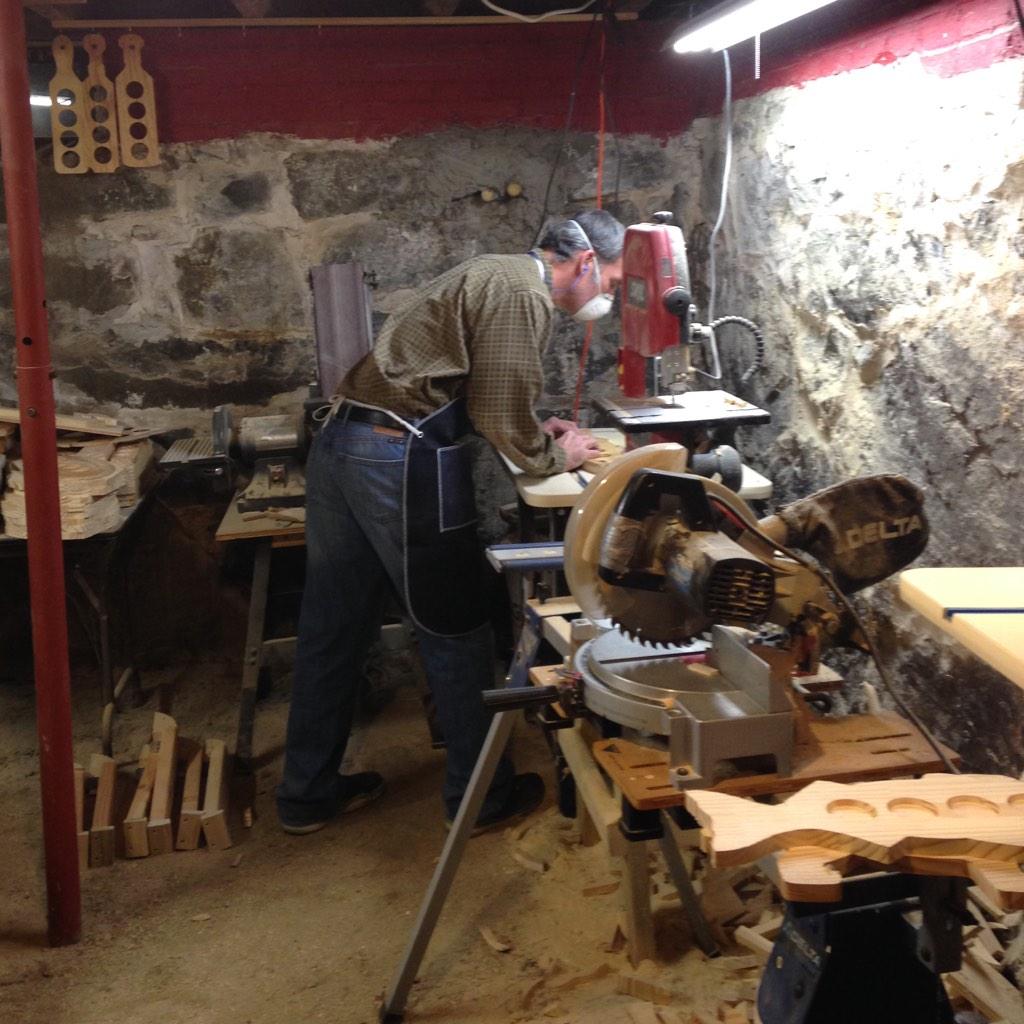 FancyFlights's tweet photo. In the process of creating new Flights! All of our designs are hand-crafted in New England! #beer #wine #handmade http://t.co/HcnyrDpcz9