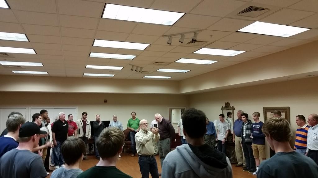 Great to have the Parkview Vikings men's chorus join us tonight!