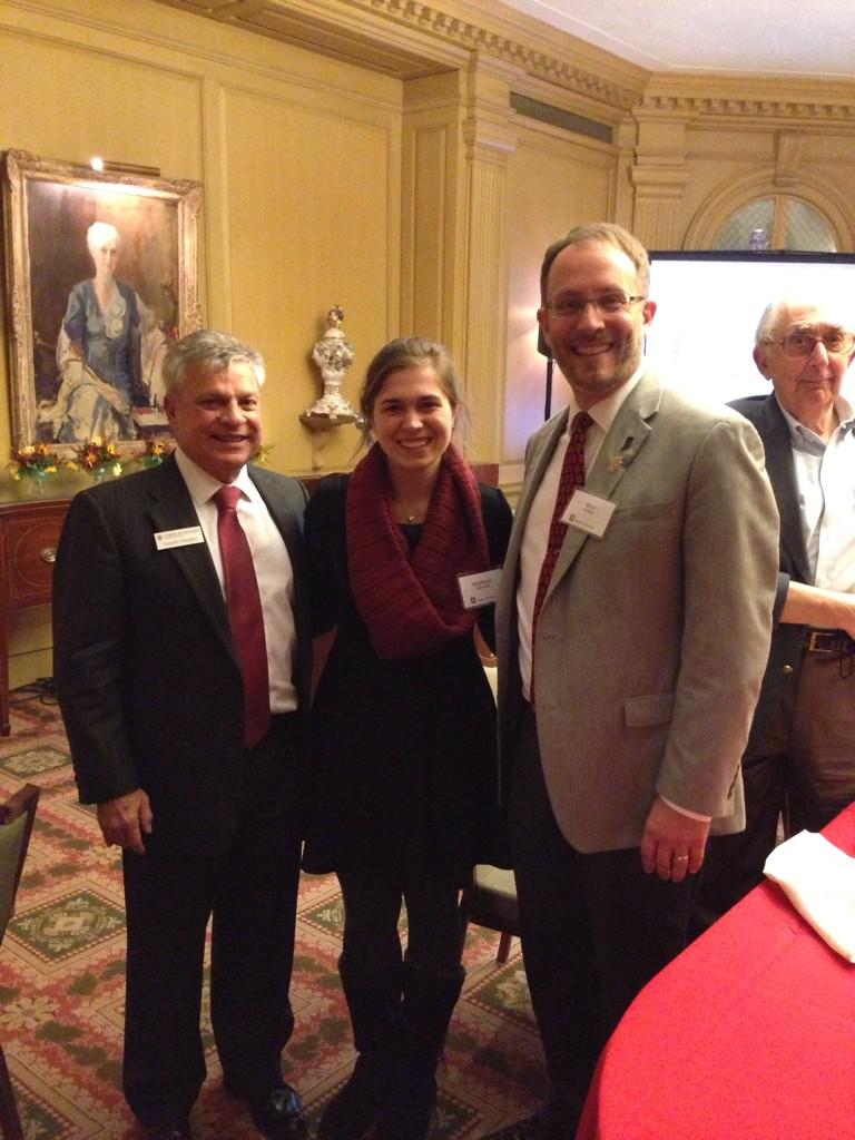 <a href="/IUSchoolofEd/">IU School of Education Bloomington</a> Dean Gonzalez &amp; future great teacher Stephanie Martelli <a href="/INSPIREatIU/">INSPIRE Living-Learning Center</a> <a href="/NNSTOY/">NNSTOY</a>