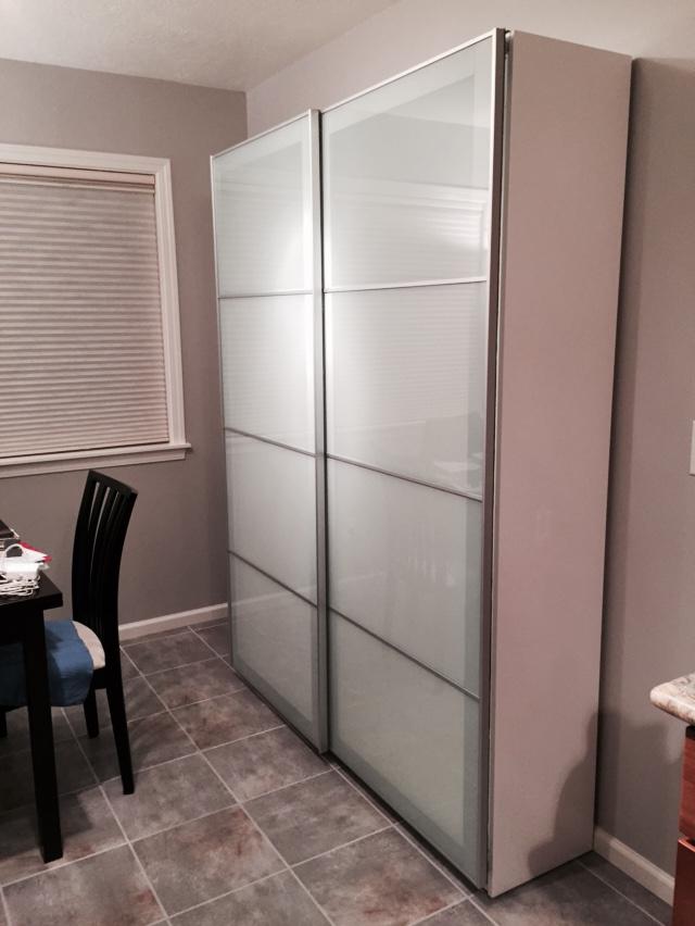 kronda's tweet image. Still some finishing touches but the worst is over. #ikeahell2014 #pantryproject