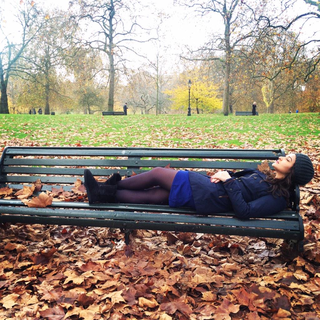 Parineeti sleeping in London