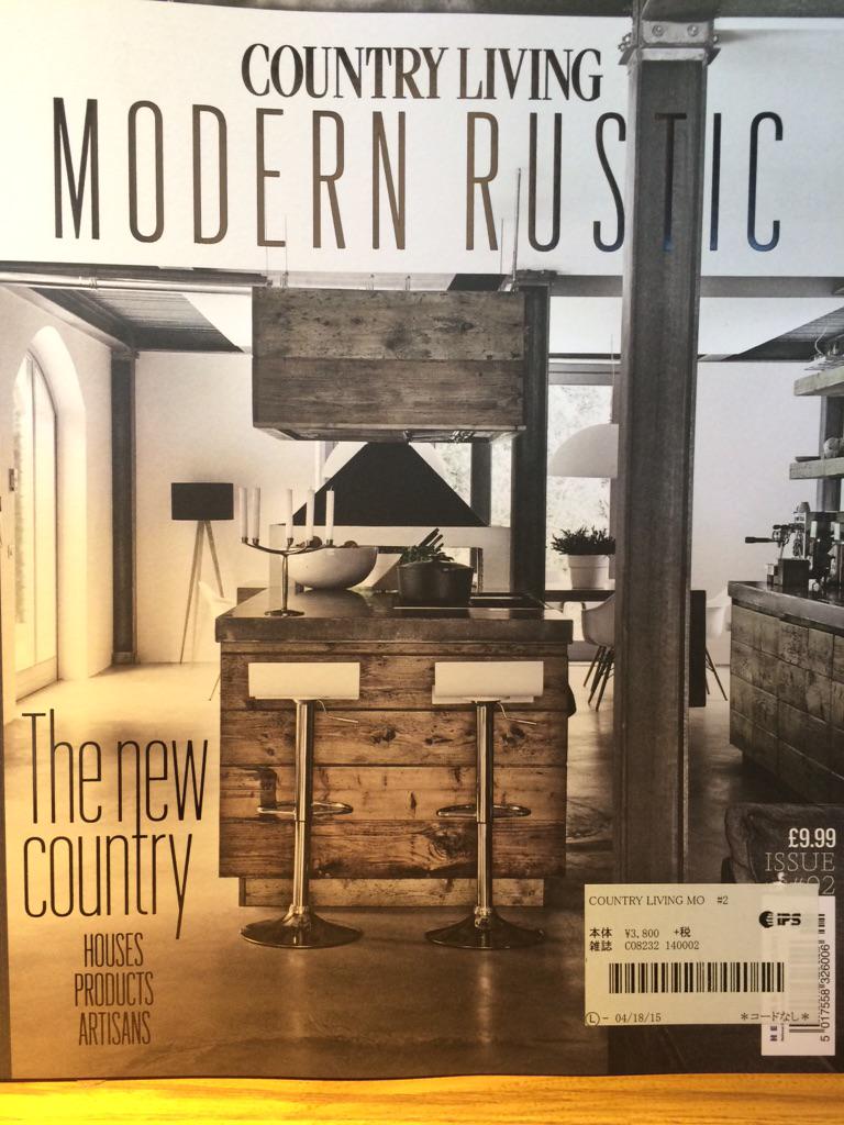 代官山 蔦屋書店 雑誌担当 A Twitteren 新入荷 イギリスのインテリア雑誌country Living Modern Rustic 2 3800円 税抜 が入荷いたしました おしゃれかつ生活感のある部屋が紹介されています 今すぐ真似したくなるアイディアが盛りだくさんです Http T Co
