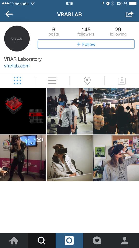 NtFloksy's tweet photo. Almost 150 followers! Nice reaction;) thanks Instagram. #VRARlab http://t.co/eJ5I9Se1PT