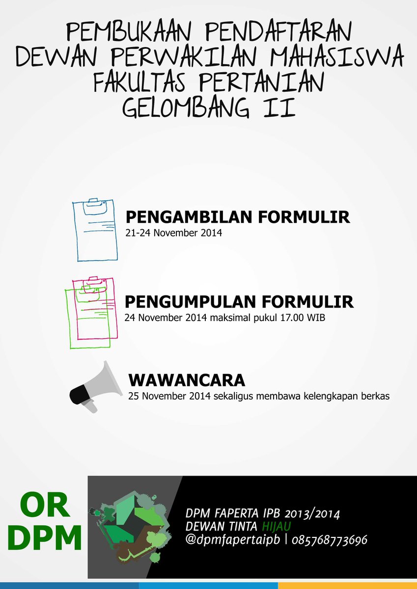 dpmfapertaipb's tweet photo. @soil49 @Agh49_IPB #OPREC gelombang II DPM A yuuk ikutan :) http://t.co/TPQx9lgVMC