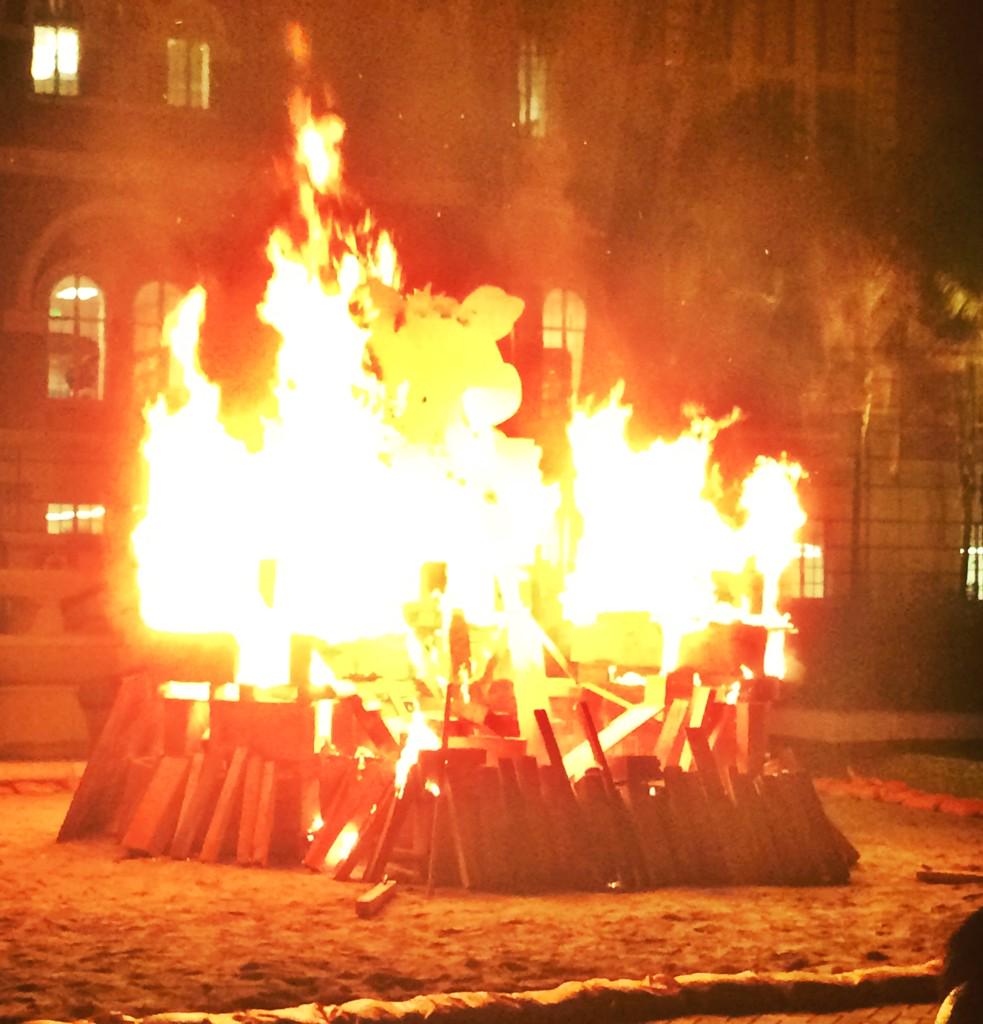 The annual CONQUEST bonfire has been lit. It's almost time to #BeatTheBruins #FightOn.
