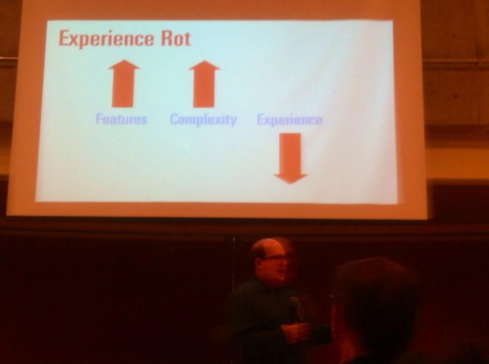 jemrosario's tweet image. @jmspool: What happens when there are too many features in a product #UXThursday