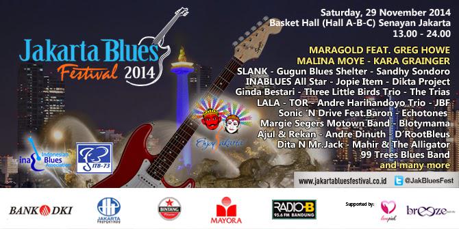 <a href="/jakbluesfest/">Jakarta Blues Fest</a> digelar tgl 29 November 2014: NOTHIN’ BUT THE BLUES Basket Hall A-B-C Senayan shar.es/1Xc7F0