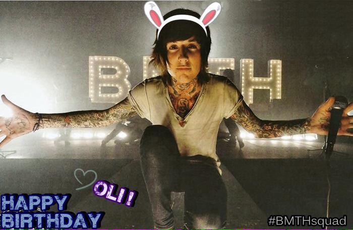 Happy Birthday Oliver Sykes!!! 
Its Oliver Season  Youre the best singer on earth!! 