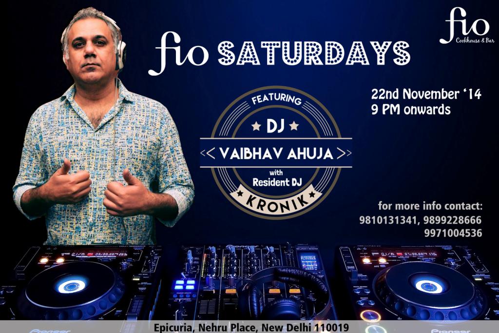 FioCookhouse's tweet photo. Enjoy your Saturday night with DJ Vaibhav's beats along with great drinks and food at Fio Cookhouse! #fiocookhouse http://t.co/bTqIjGHSUf