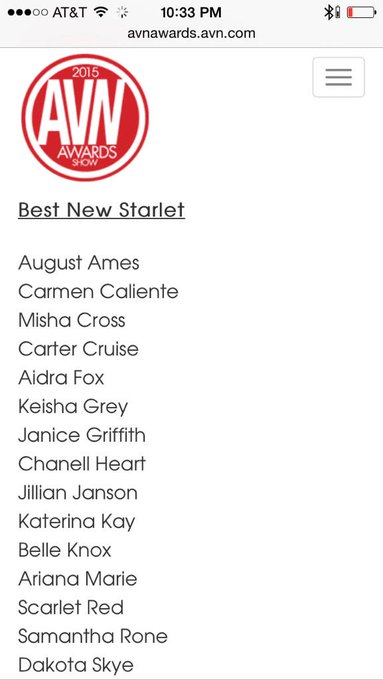 Congrats to @ArianaMariexxx for her @avnawards nomination for Best New Starlet: http://t.co/jhvElg8t<a class="tags" target="_blank" title="On Twitter" href="/?out=eyJ0eXAiOiJKV1QiLCJhbGciOiJIUzUxMiJ9.eyJpYXQiOjE3MjE4OTM3MjQsImlzcyI6InR3cG9ybnN0YXJzLmNvbSIsIm5iZiI6MTcyMTg5MzcyNCwiZXhwIjoxNzUzNDI5NzI0LCJyZWRpcmVjdF91cmwiOiJodHRwczovL3R3aXR0ZXIuY29tL0FyaWFuYU1hcmlleHh4In0.MPT2URh5BRzKcxoAH2M01zq_55GohljfmLVvgPb0O2B1-rc3yyFscCdtpmRGhnorgk0CK1ewnO3gSo090iJFig">@ArianaMariexxx</a><a class="tags" target="_blank" title="On Twitter" href="/?out=eyJ0eXAiOiJKV1QiLCJhbGciOiJIUzUxMiJ9.eyJpYXQiOjE3MjE4OTM3MjQsImlzcyI6InR3cG9ybnN0YXJzLmNvbSIsIm5iZiI6MTcyMTg5MzcyNCwiZXhwIjoxNzUzNDI5NzI0LCJyZWRpcmVjdF91cmwiOiJodHRwczovL3R3aXR0ZXIuY29tL2F2bmF3YXJkcyJ9.FtJn7P24dy9Z_7Nyyy0lL_bTs6Agiq_ZBZUsYtTq-fQMVOp8T8XDp8ejMGqcq8KLECMys1H5IzT9x0zzwtY_4g">@avnawards</a><a href="/tag/sexy"class="tags"><span>#sexy</span></a><a href="/tag/hot"class="tags"><span>#hot</span></a><a href="/tag/gorgeous"class="tags"><span>#gorgeous</span></a><a href="/tag/porn"class="tags"><span>#porn</span></a><a href="/tag/sylvaria"class="tags"><span>#sylvaria</span></a><a href="/tag/harleyd"class="tags"><span>#harleyd</span></a>