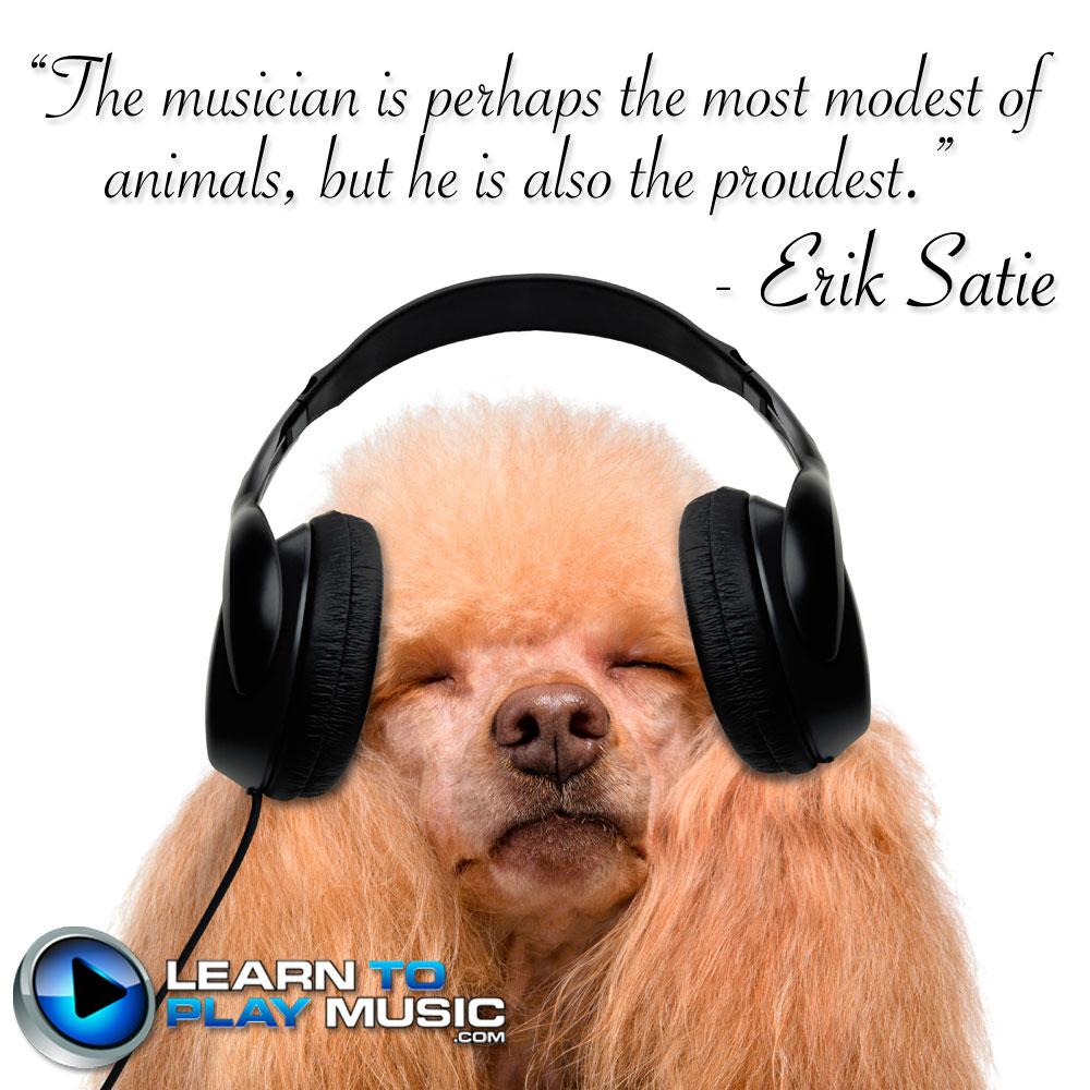 MuzicianApp's tweet photo. "The musician is perhaps the most modest of animals, but he is also the proudest." - Erik Satie #Music #LTPMusic http://t.co/1WRkxhjTQc