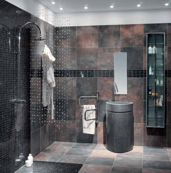 slateexport's tweet image. Colorful slate tile bathroom slate-export.com