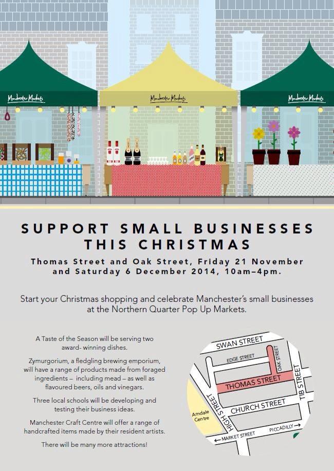 NQManchester's tweet image. Early start on Oak &amp;amp; Thomas St as they set up the NQ pop-up market. Head down &amp;amp; find out more about #smallbizsatmcr