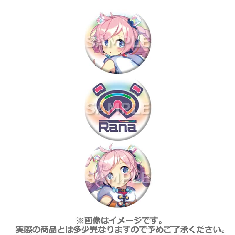 ボーカロイド Rana 缶バッジ 39Culture 2024 トレーディング 大き目メタリック缶バッジ （BOX