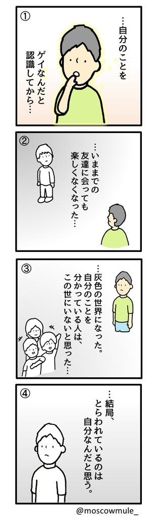 ゲイ漫画78【灰色の世界】 