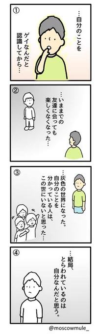ゲイ漫画78【灰色の世界】 